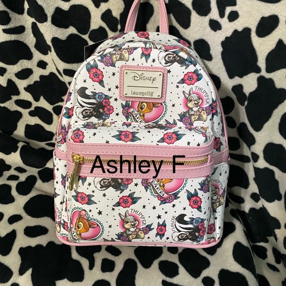 Loungefly Handbags - Bambi thumper flower tattoo loungefly backpack